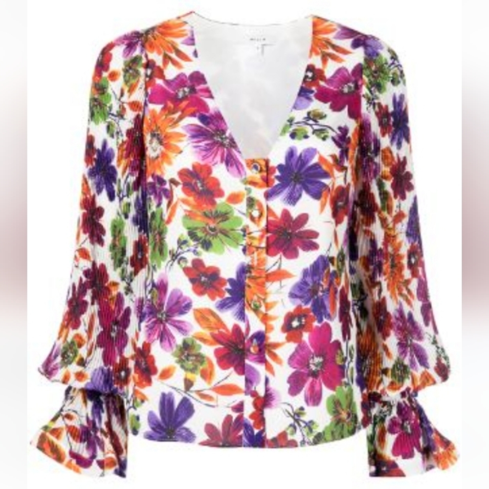 Milly Greer Wildflower Garden Blouse‎